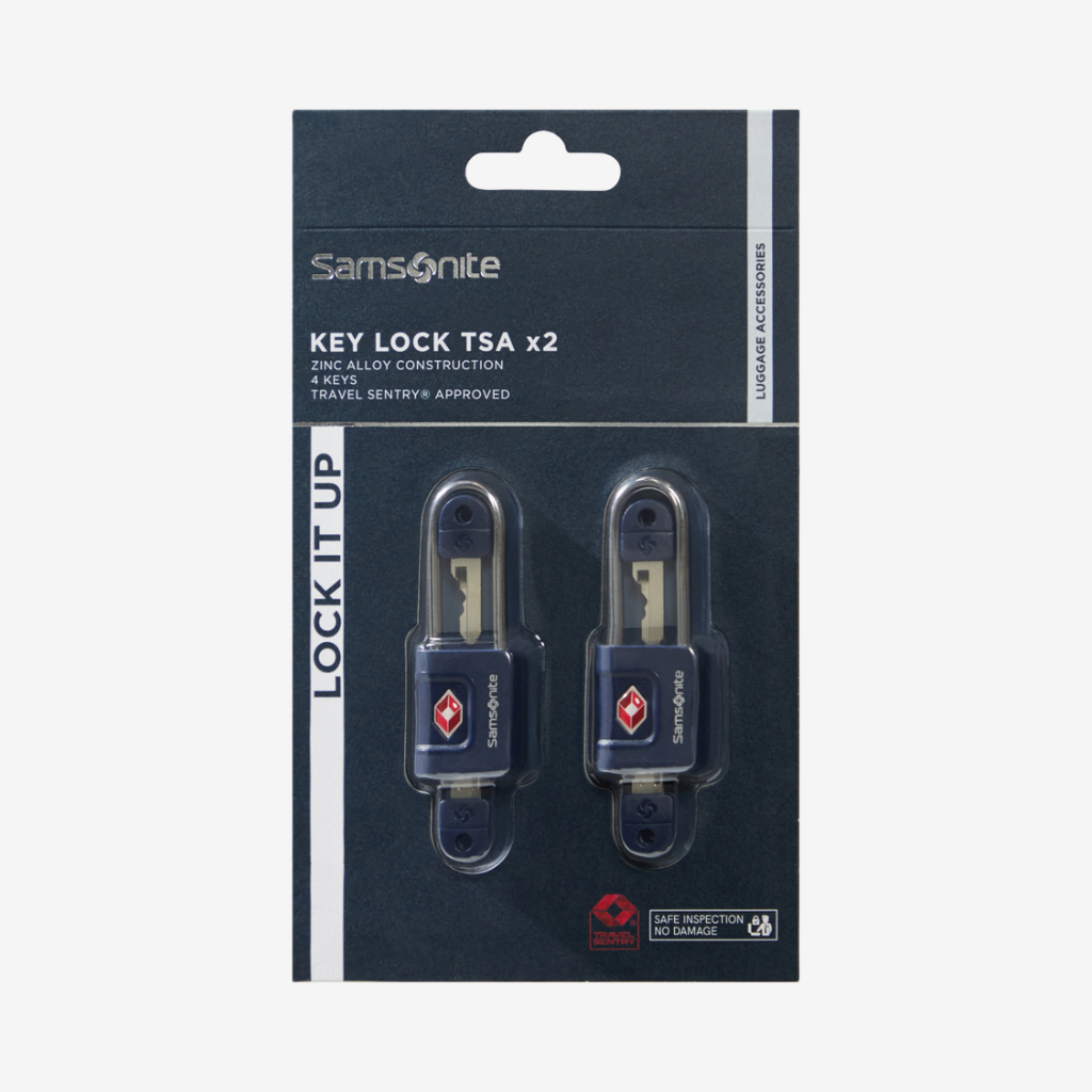 Lucchetto a chiave TSA x2