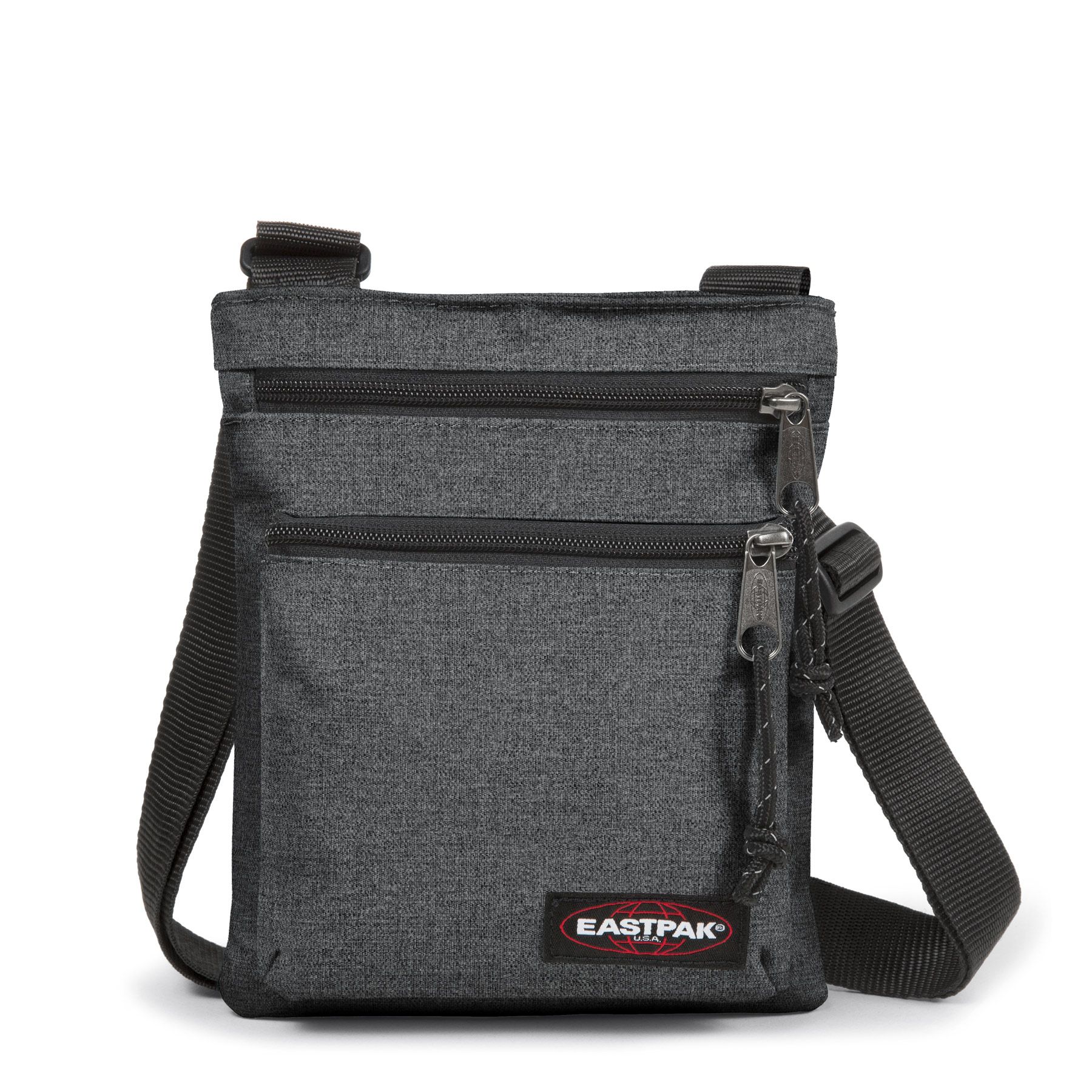 RUSHER - Borsa a tracolla piccola Black Denim EASTPAK